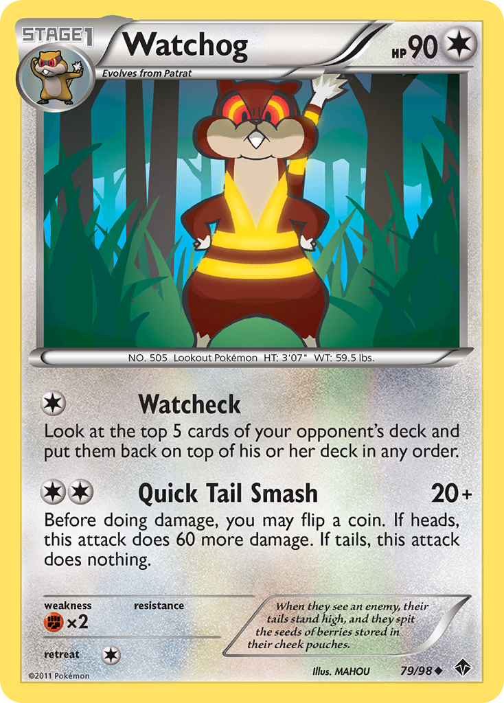 Watchog (79/98) [Black & White: Emerging Powers] | Amazing Games TCG