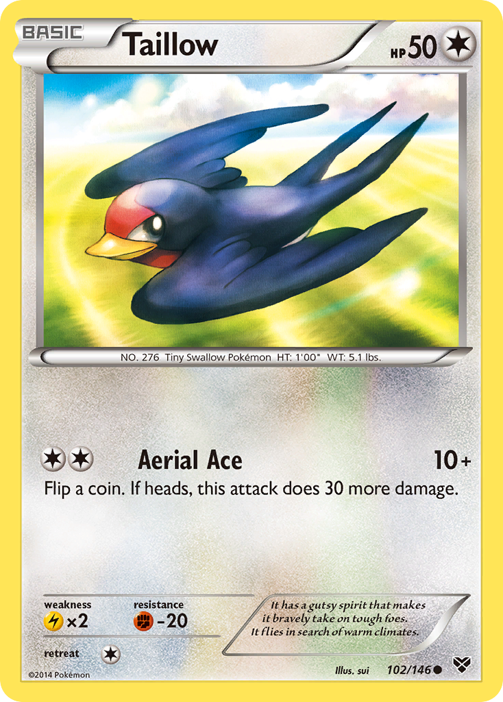 Taillow (102/146) [XY: Base Set] | Amazing Games TCG