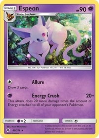 Espeon (89/214) (Cosmos Holo) (Blister Exclusive) [Sun & Moon: Lost Thunder] | Amazing Games TCG