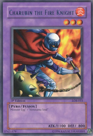 Charubin the Fire Knight [LOB-015] Rare | Amazing Games TCG