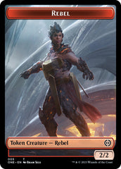 Rebel // Goblin Double-Sided Token [Phyrexia: All Will Be One Commander Tokens] | Amazing Games TCG