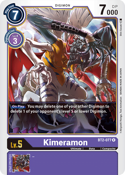 Kimeramon [BT2-077] [Release Special Booster Ver.1.0] | Amazing Games TCG