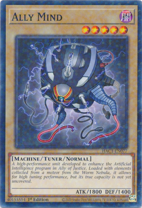 Ally Mind (Duel Terminal) [HAC1-EN077] Common | Amazing Games TCG