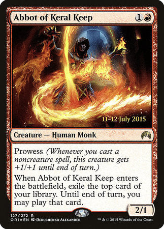 Abbot of Keral Keep [Magic Origins Promos] | Amazing Games TCG