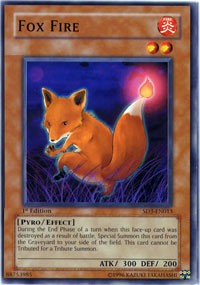 Fox Fire [Structure Deck: Blaze of Destruction] [SD3-EN013] | Amazing Games TCG