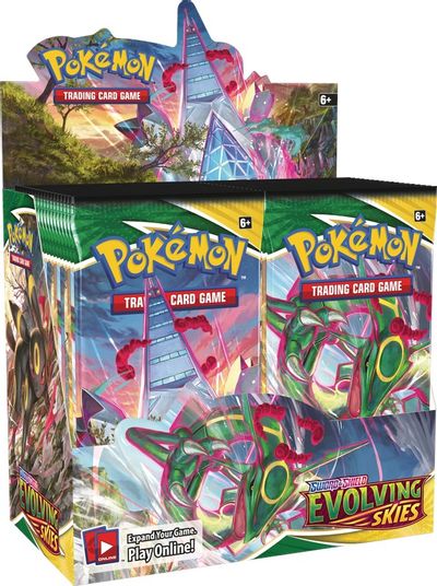 POKEMON TCG: SWORD AND SHIELF - EVOLVING SKIES BOOSTER DISPLAY | Amazing Games TCG