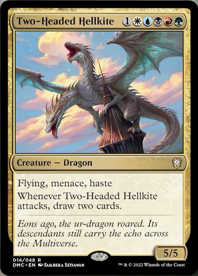 Two-Headed Hellkite [Dominaria United Commander] | Amazing Games TCG