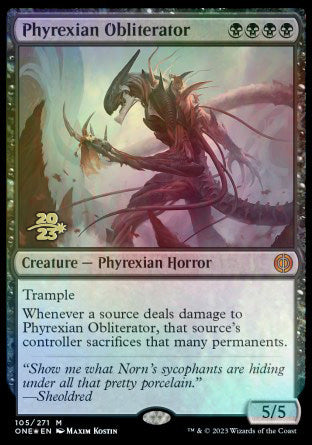 Phyrexian Obliterator [Phyrexia: All Will Be One Prerelease Promos] | Amazing Games TCG