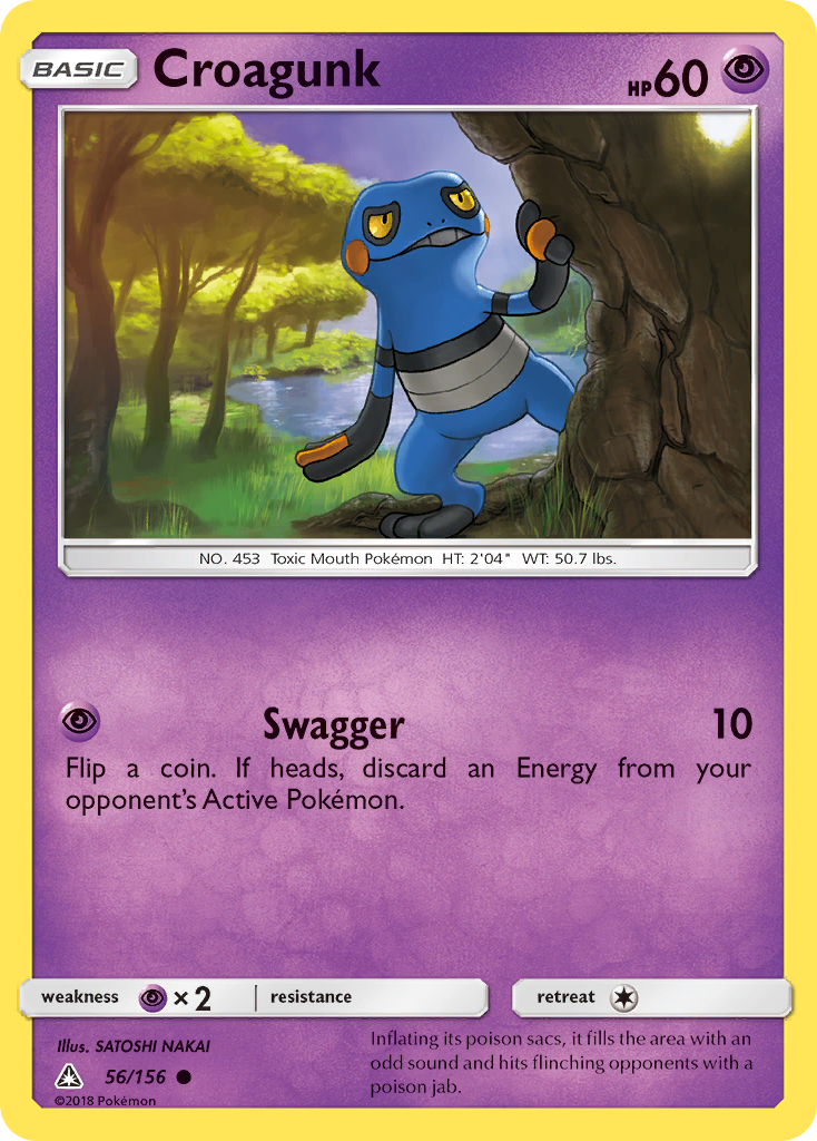 Croagunk (56/156) [Sun & Moon: Ultra Prism] | Amazing Games TCG