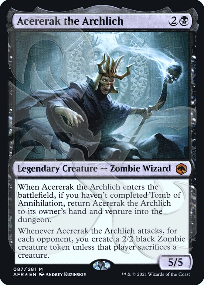 Acererak the Archlich (Ampersand Promo) [Dungeons & Dragons: Adventures in the Forgotten Realms Promos] | Amazing Games TCG