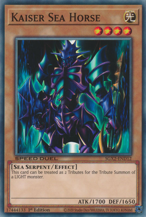 Kaiser Sea Horse [SGX2-END12] Common | Amazing Games TCG