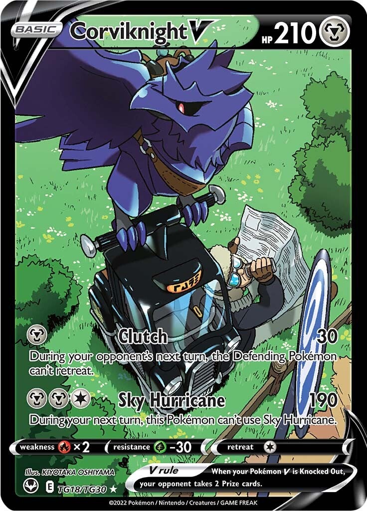 Corviknight V (TG18/TG30) [Sword & Shield: Silver Tempest] | Amazing Games TCG