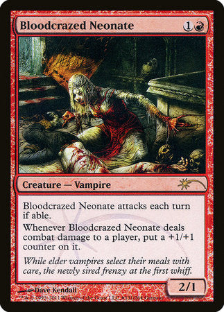 Bloodcrazed Neonate [Wizards Play Network 2011] | Amazing Games TCG
