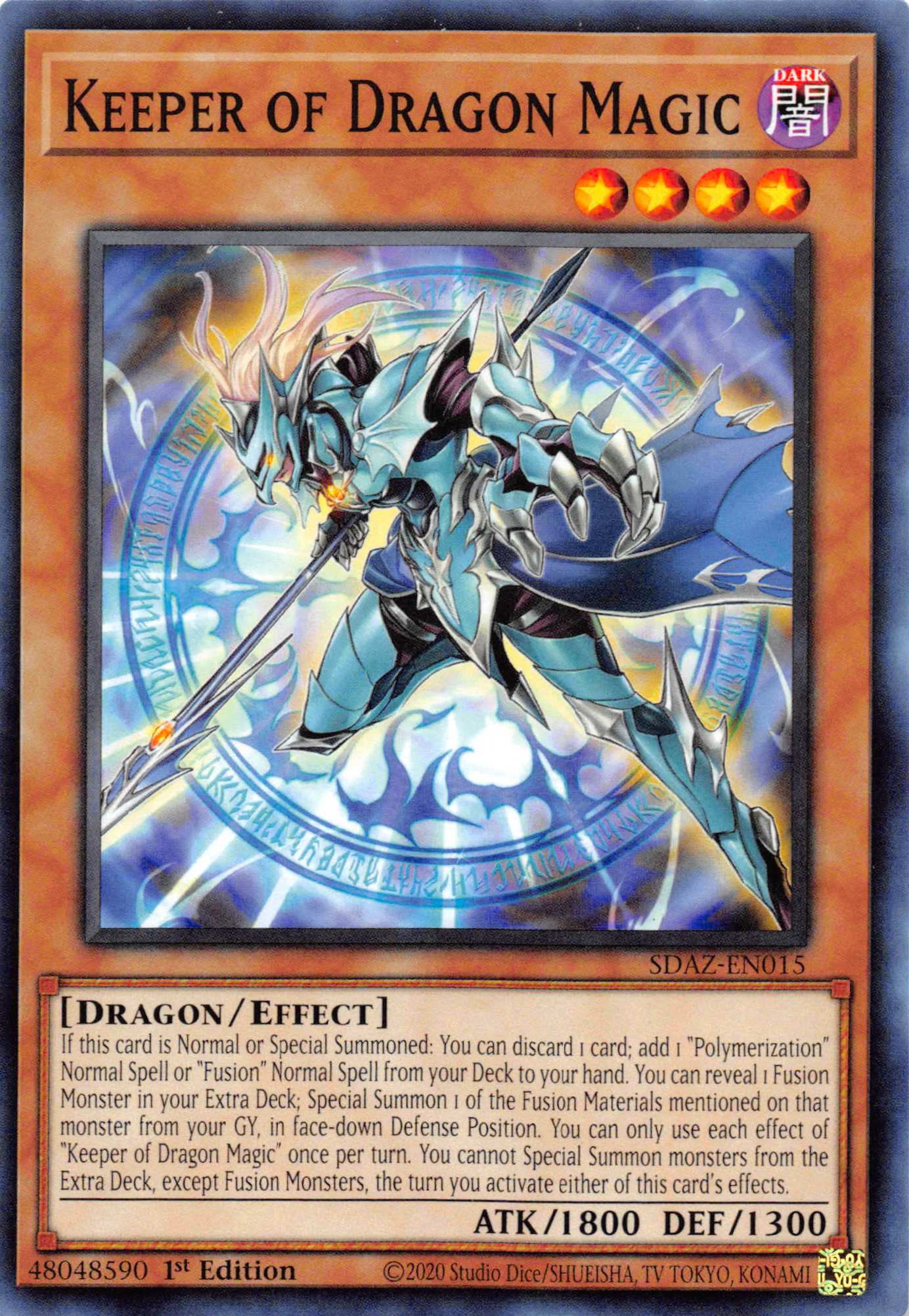 Keeper of Dragon Magic [SDAZ-EN015] Common | Amazing Games TCG