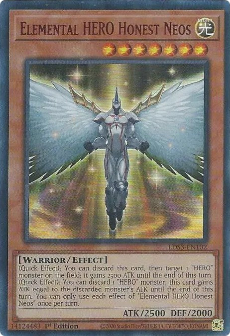 Elemental HERO Honest Neos (Red) [LDS3-EN102] Ultra Rare | Amazing Games TCG