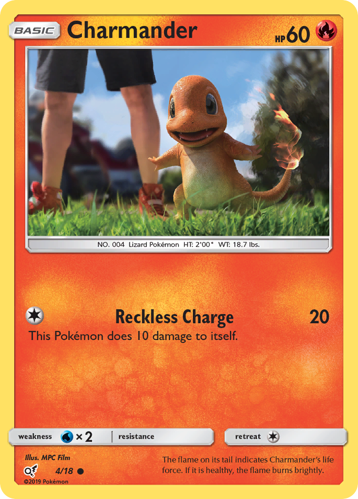 Charmander (4/18) [Sun & Moon: Detective Pikachu] | Amazing Games TCG