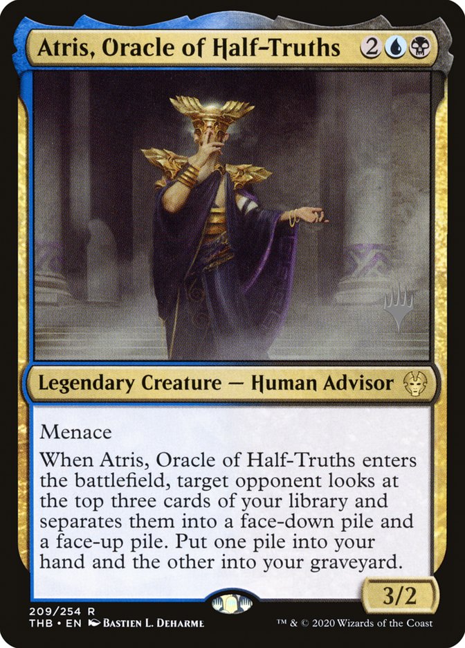 Atris, Oracle of Half-Truths (Promo Pack) [Theros Beyond Death Promos] | Amazing Games TCG