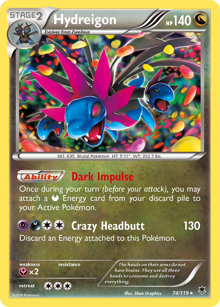 Hydreigon (74/119) [XY: Phantom Forces] | Amazing Games TCG