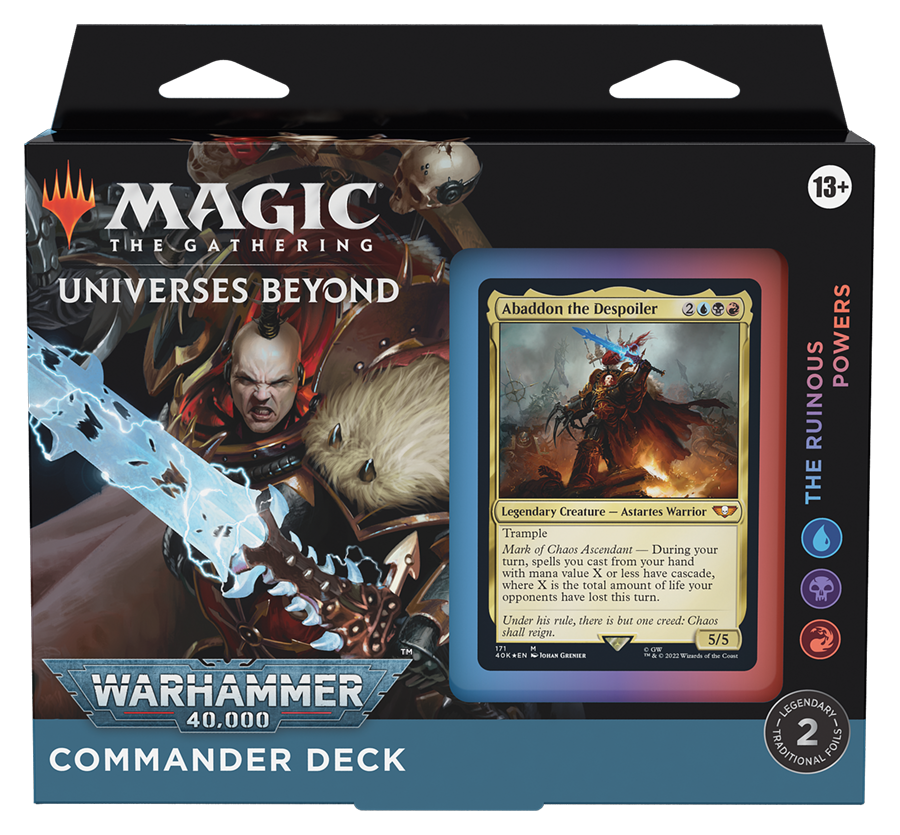 Warhammer 40,000 - Commander Deck (The Ruinous Powers) Amazing Games TCG Warhammer 40,000 - Commander Deck (The Ruinous Powers) Amazing Games TCG