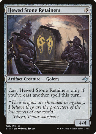 Hewed Stone Retainers [Fate Reforged] | Amazing Games TCG