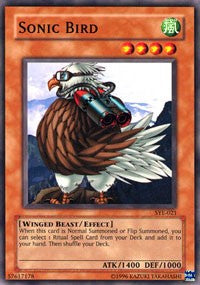 Sonic Bird [Starter Deck: Yugi Evolution] [SYE-021] | Amazing Games TCG