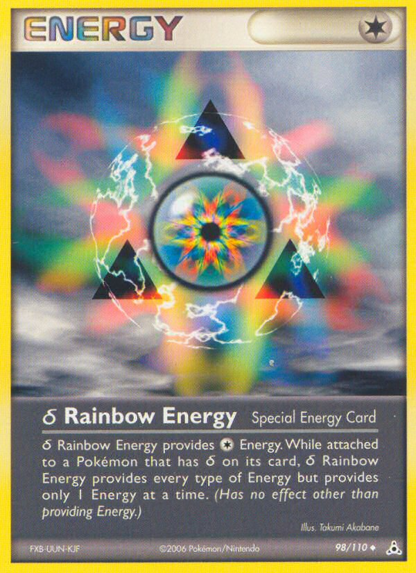 Rainbow Energy (98/110) (Delta Species) [EX: Holon Phantoms] | Amazing Games TCG