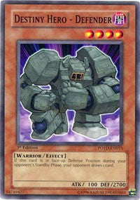 Destiny Hero - Defender [Power of the Duelist] [POTD-EN013] | Amazing Games TCG