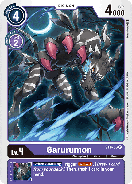 Garurumon [ST6-06] [Starter Deck: Venomous Violet] | Amazing Games TCG