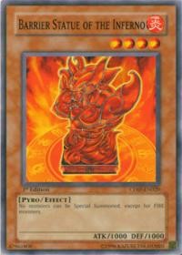 Barrier Statue of the Inferno [Cyberdark Impact] [CDIP-EN020] | Amazing Games TCG