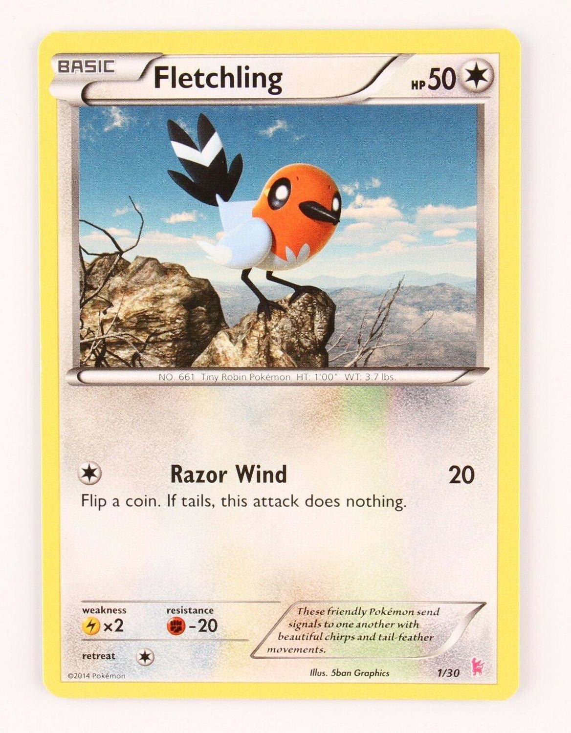 Fletchling (1/30) [XY: Trainer Kit - Sylveon] | Amazing Games TCG