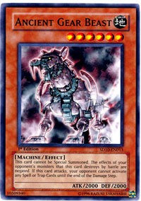 Ancient Gear Beast [Structure Deck: Machine Re-Volt] [SD10-EN013] | Amazing Games TCG