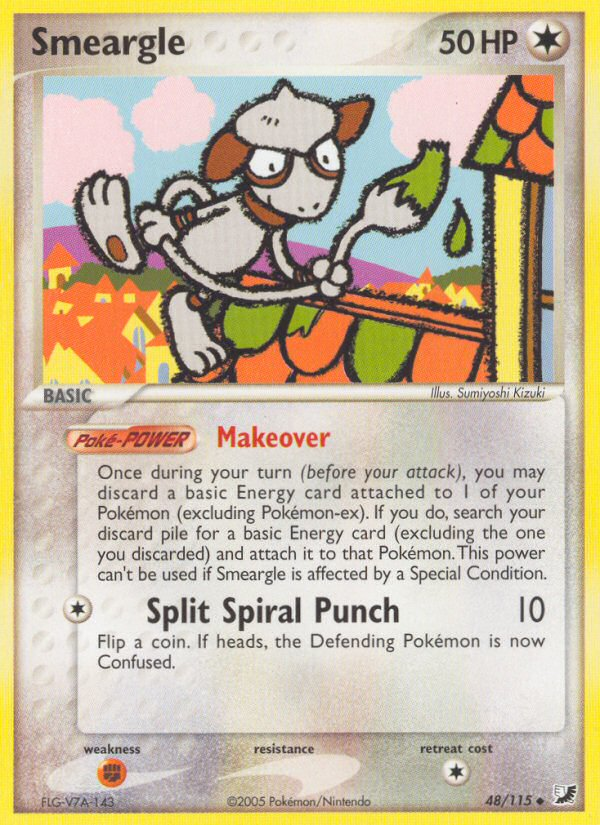 Smeargle (48/115) [EX: Unseen Forces] | Amazing Games TCG