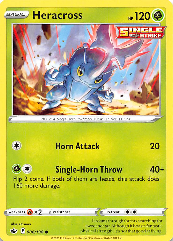 Heracross (006/198) [Sword & Shield: Chilling Reign] | Amazing Games TCG