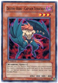 Destiny Hero - Captain Tenacious [Duelist Pack 5: Aster Phoenix] [DP05-EN002] | Amazing Games TCG