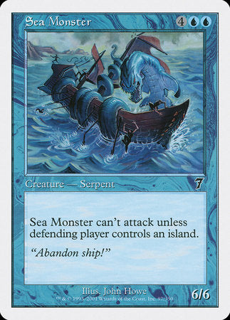 Sea Monster [Seventh Edition] | Amazing Games TCG