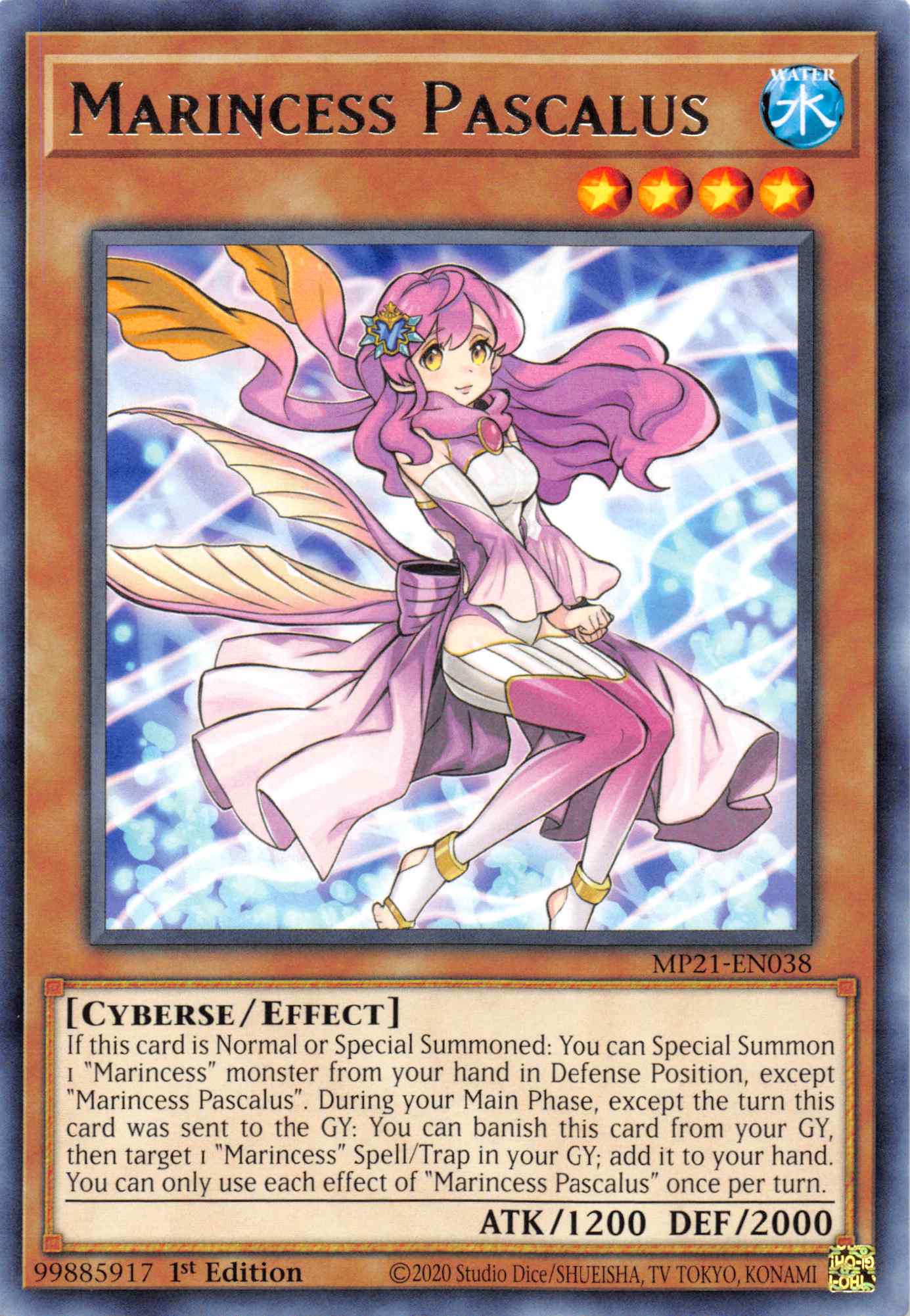 Marincess Pascalus [MP21-EN038] Rare | Amazing Games TCG