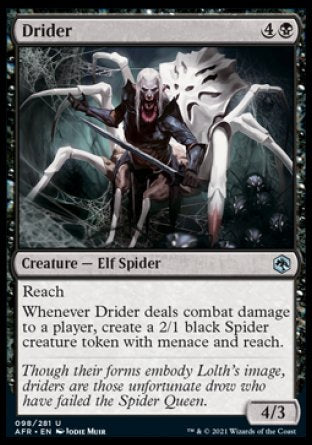 Drider [Dungeons & Dragons: Adventures in the Forgotten Realms] | Amazing Games TCG