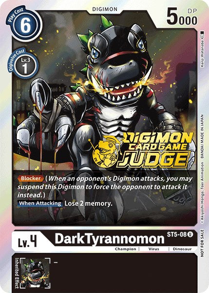 DarkTyrannomon [ST5-08] (Judge Pack 1) [Starter Deck: Machine Black Promos] | Amazing Games TCG