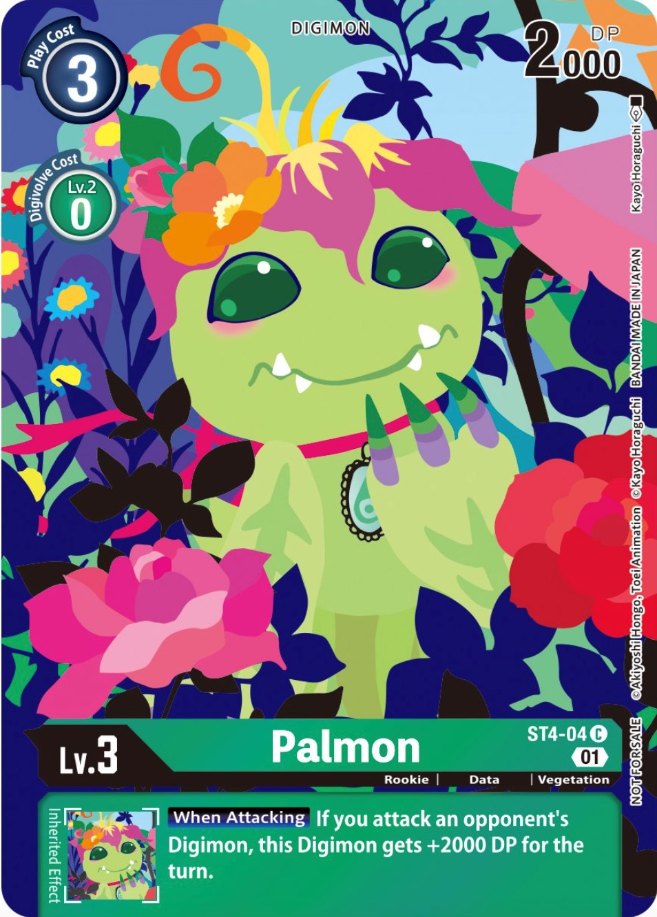 Palmon [ST4-04] (Tamer's Card Set 2 Floral Fun) [Starter Deck: Giga Green Promos] | Amazing Games TCG