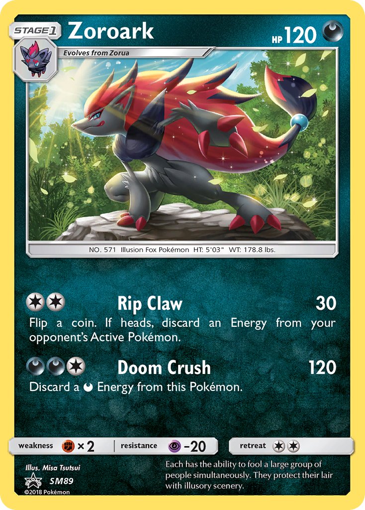 Zoroark (SM89) [Sun & Moon: Black Star Promos] | Amazing Games TCG