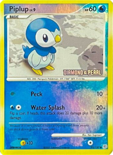 Piplup (93/130) (Diamond and Pearl) [Burger King Promos: 2008 Collection] | Amazing Games TCG