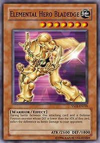 Elemental HERO Bladedge [Starter Deck: Jaden Yuki] [YSDJ-EN018] | Amazing Games TCG