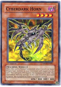 Cyberdark Horn [Duelist Pack 4: Zane Truesdale] [DP04-EN007] | Amazing Games TCG