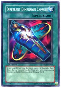 Different Dimension Capsule [Duelist Pack 4: Zane Truesdale] [DP04-EN019] | Amazing Games TCG