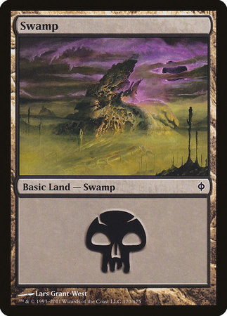 Swamp (170) [New Phyrexia] | Amazing Games TCG