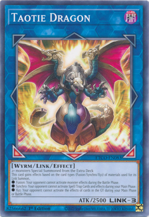 Taotie Dragon [ETCO-EN083] Common | Amazing Games TCG