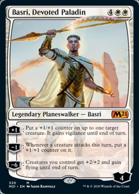 Basri, Devoted Paladin [Core Set 2021] | Amazing Games TCG