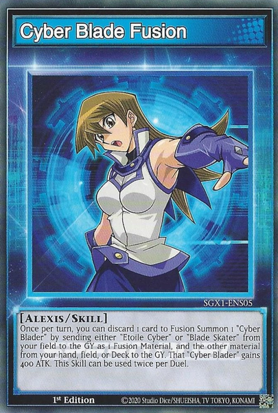 Cyber Blade Fusion [SGX1-ENS05] Common | Amazing Games TCG