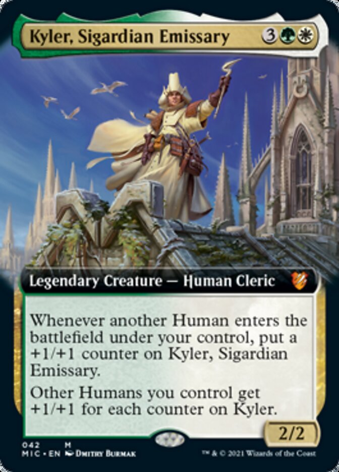 Kyler, Sigardian Emissary (Extended) [Innistrad: Midnight Hunt Commander] | Amazing Games TCG