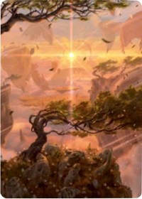 Windswept Heath Art Card [Zendikar Rising Art Series] | Amazing Games TCG